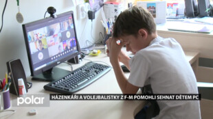 Děti z dětského domova v Čeladné dostaly od sportovců darem počítače pro online výuku