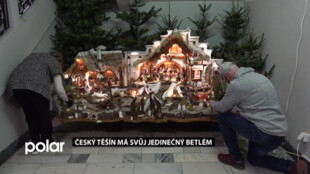 Český Těšín má svůj jedinečný betlém, autor sbíral materiál na obou stranách řeky Olzy