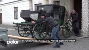 Historický kočár z karvinského zámku Fryštát projde restaurováním