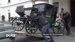 Kočár z karvinského zámku Fryštát projde restaurováním. Opraví se hlavně kabina