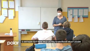 Radnice v Havířově má podklady, kolik pedagogů má zájem o antigen testy. Jsou to spíše jednotlivci