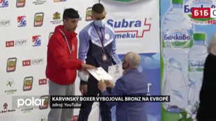 Karvinský boxer Josef Slepčík vybojoval bronz na Evropě, zastavil ho až Rus