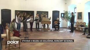 Výstava Černé roucho v muzeu je odložena, koncert se konal