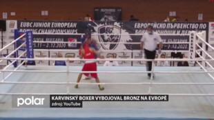 Karvinský boxer Josef Slepčík vybojoval bronz na Evropě, zastavil ho až Rus