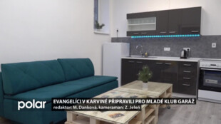 Evangelíci v Karviné připravili pro mladé klub Garáž, zázemí pomohla vybudovat i Nadace OKD