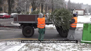 V Havířově začali se svozem stromků, lidé mnohdy hromadí u popelnic i kusový odpad, který tam nepatří