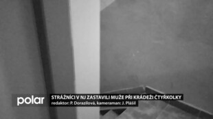 Strážníci v Novém Jičíně zastavili muže při krádeži čtyřkolky