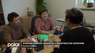 Karviná pomůže svým seniorům s registrací na očkování. Prozatím zájemcům od 80 let