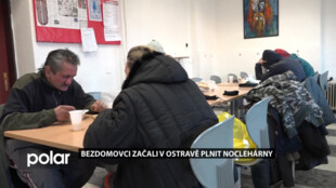 Bezdomovci začali v Ostravě plnit noclehárny. Místa je zatím dost