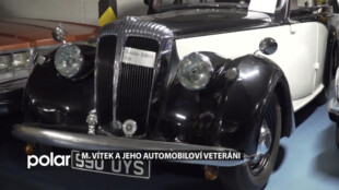 Sběratel automobilových veteránů zná historii každého vozu