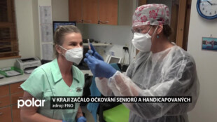 V MS kraji začalo očkování seniorů a zdravotně postižených. Sociální zařízení si klienty naočkují sama