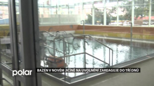 Bazén v Novém Jičíně vodu nevypustil, na uvolnění by mohl zareagovat do tří dnů