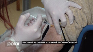 V Domově Alzheimer v Karviné-Darkově začalo očkování proti covidu