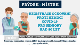 Frýdek-Místek pomůže seniorům nad 80 let s registrací k očkování