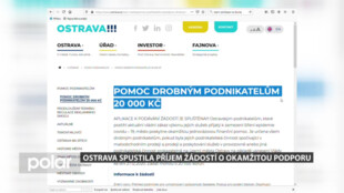 Ostrava spustila příjem žádostí o okamžitou podporu. Podnikatelé dostanou 20 tisíc korun