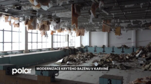 Modernizace krytého bazénu v Karviné běží podle harmonogramu