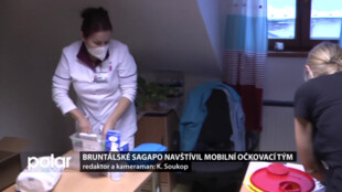 Mobilní očkovací tým navštívil bruntálské zařízení pro zdravotně postižené Sagapo