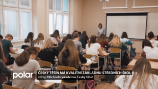Český Těšín má kvalitní základnu středních škol s širokou nabídkou oborů