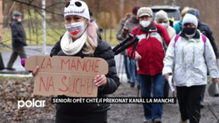 Zavřené bazény je nezastavily. Senioři z Ostravy-Jihu překonávají kanál La Manche suchou nohou