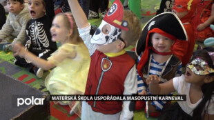 Mateřská škola v Horní Suché uspořádala pro děti masopustní karneval