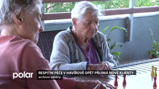 Respitní péče v Havířově opět přijímá za přísných opatření nové klienty