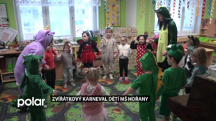 Zvířátkový karneval dětí MŠ Hořany