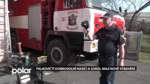 Palkovičtí dobrovolní hasiči a TJ Sokol mají díky dotacím nové vybavení