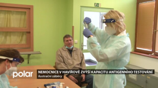 V havířovské nemocnici už mohou lidé chodit na antigen testy každý pracovní den