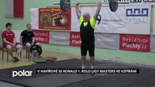 V Havířově se konalo 1. kolo ligy masters ve vzpírání, závodníci museli projít testy