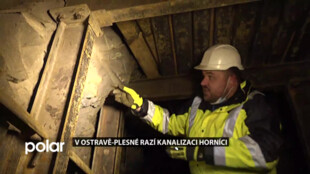 Chodbu pro kanalizaci v Ostravě - Plesné musejí hloubit horníci. Hornina je tvrdší než beton