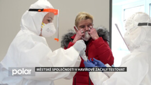 Městské společnosti v Havířově začaly testovat, některým z počátku pomáhali zdravotníci z nemocnice