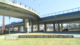 V pondělí se uzavře severní sjezd a nájezd na estakádu ve Frýdku-Místku, začne druhá etapa opravy ramp