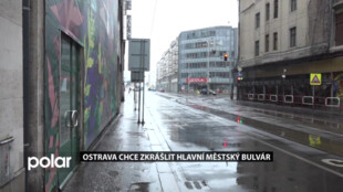 Ostrava chce zkrášlit hlavní městský bulvár. Zásahy ve veřejném prostoru budou ale pouze nestavební