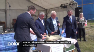 MS kraj přispívá malým obcím na investice. Letos jim pošle 45 milionů korun