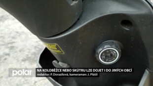 Na půjčené elektrokoloběžce nebo skútru lze dojet i do jiných obcí