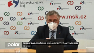 Brífink po jednání Krizového štábu Moravskoslezského kraje - 29. 3. 2021