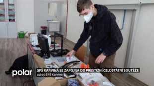 SPŠ Karviná se zapojila do prestižní soutěže Středoškolská odborná činnost