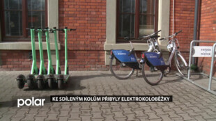 Ke sdíleným kolům přibyly ve Frýdku-Místku také elektrokoloběžky