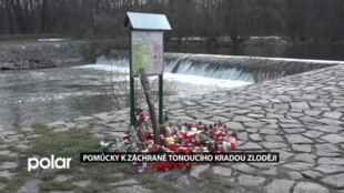 Lano a podkova mohou urychlit záchranu života tonoucích, od jezů je ale kradou zloději