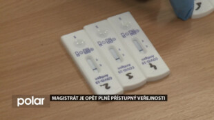 Magistrát ve Frýdku-Místku je opět plně v provozu, nemocnost úředníků už je díky testování minimální