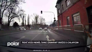 Malého chlapce srazilo v Ostravě auto. Přebíhal velmi rušnou silnici bez přechodu pro chodce