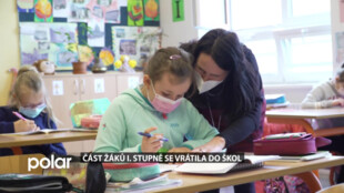 Část žáků I. stupně se vrátila do lavic. Některým rodičům ale vadí časté testování a roušky