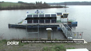 Na Slezské Hartě startuje lodní doprava. Elektroloď i Santa Maria jsou už na vodě