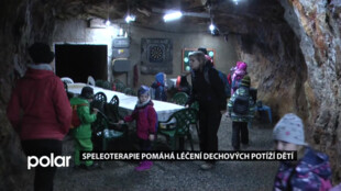 Děti v se léčebně respiračních chorob léčí speleoterapií v důlním podzemí