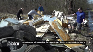 Gigantická černá skládka v Karviné-Dolech mizí díky dobrovolníkům. Uklízejí na etapy