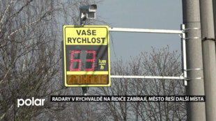 Radary v Rychvaldě zpomalily dopravu na hlavních tazích, město teď řeší další ulice