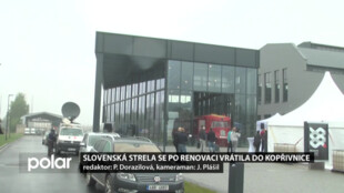 Nablýskaná Slovenská strela se po renovaci vrátila do Kopřivnice