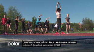 Letní stadion nově ovládla i královna sportu, mládež trénuje český rekordman