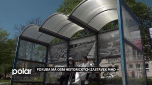 Historii Ostravy-Poruby připomínají dobové fotografie na autobusových zastávkách