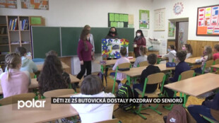 Děti ze ZŠ Butovická dostaly pozdrav od seniorů